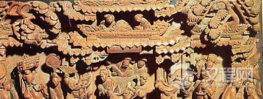 广东潮州木雕中的戏楼(4)