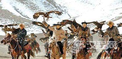 柯尔克孜族传统民间习俗：驯鹰术