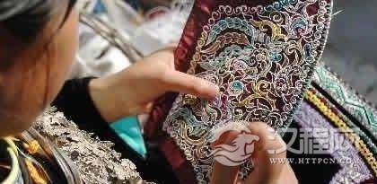 马尾绣是流行于水族地区的民间艺术