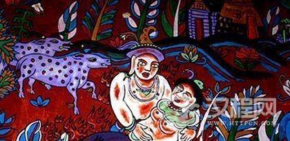 东巴画是纳西族文化艺术的一项