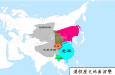 宋朝地图（公元1123年）