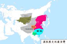 宋朝地图（公元1131年）