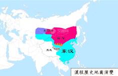 汉朝地图（公元123年）