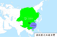 元朝地图（公元1364年）
