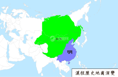 明朝地图（公元1373年）