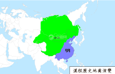 明朝地图（公元1388年）
