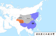 明朝地图（公元1449年）