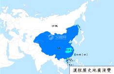 清朝地图（公元1854年）