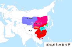汉朝地图（公元23年03）