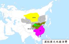 南北朝地图（公元436年）