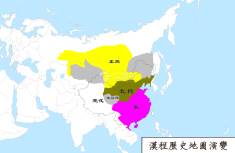 南北朝地图（公元440年）