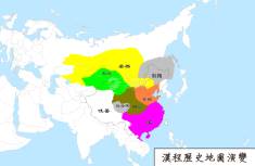 南北朝地图（公元515年）