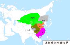 南北朝地图（公元562年）