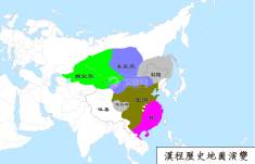 南北朝地图（公元579年）
