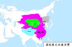 唐朝地图（公元699年）