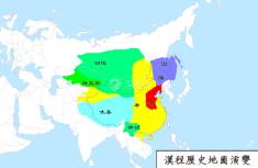 唐朝地图（公元763年）