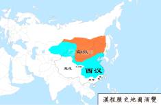 汉朝地图（公元前115年）
