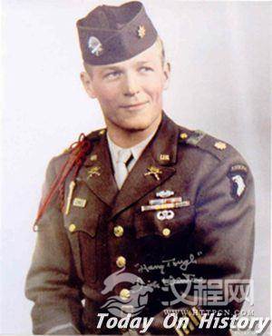 美国101空降师506团二营“英雄连”连长理查德·温特斯出生
