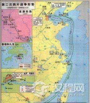 天津条约中开放的十个通商口岸有哪些？