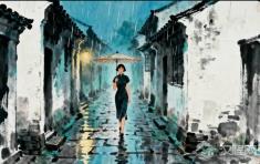 《雨巷》的“愁雨”与《春》的“喜雨”,藏着不同的情感