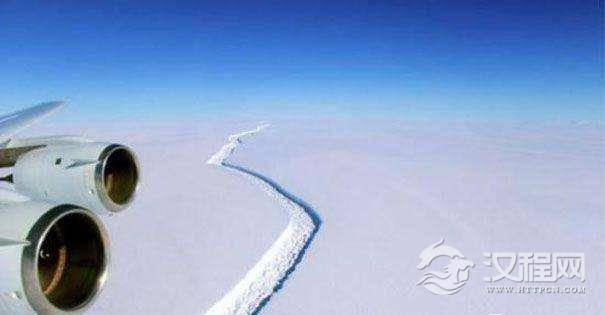拉森C冰架上的巨大裂缝将致使拉森C创造历史上最大的冰山之一！