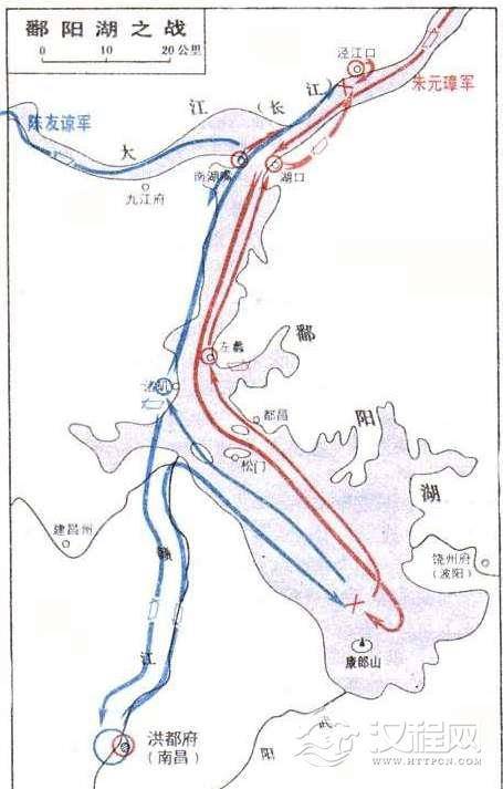 鄱阳湖水战：中世纪世界规模最大水战