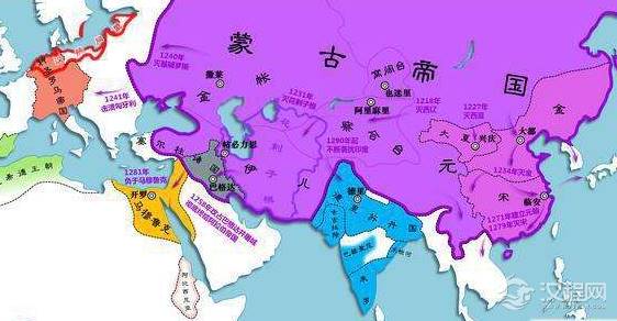 历史上庞大的蒙古帝国，存在了不到一百年的时间
