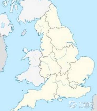 英格兰王国的领土是怎么划分的 都分成什么部分