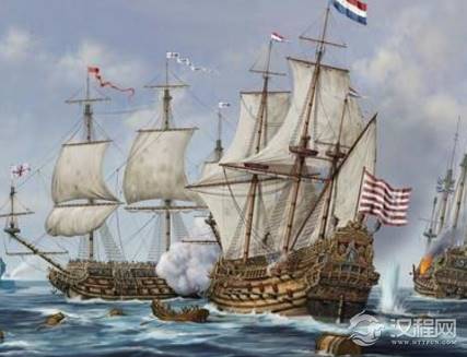 夺取了海上霸主地位英国与荷兰发动了三次英荷战争