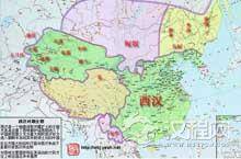 汉朝地图——中国古代汉朝地图