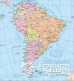 南美——世界史南美地图