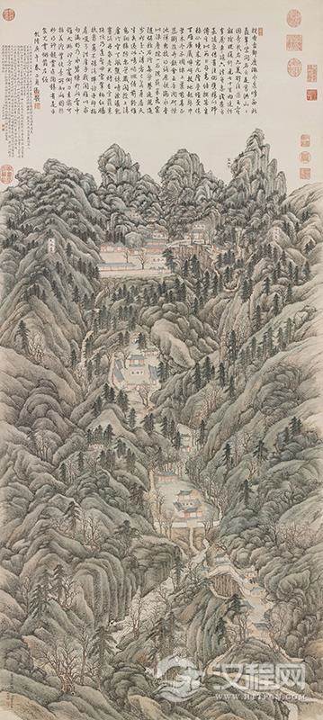 北京故宫博物院珍藏 清代绘画长卷 