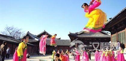 朝鲜族的体育竞技游戏：朝鲜族跳板