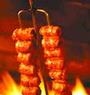 巴西烤肉美食与火的缠绵