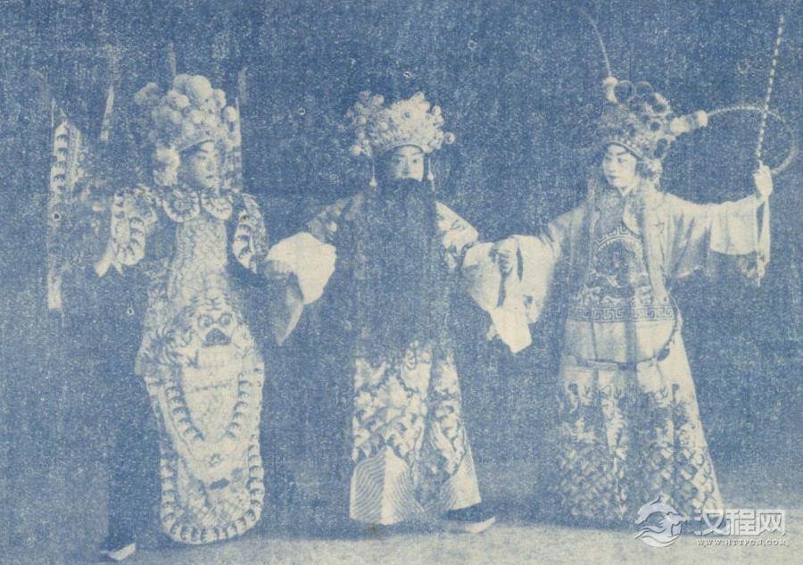 京剧《黄鹤楼》俞振飞饰赵云、张慰如饰刘备、瑾如夫人饰周瑜