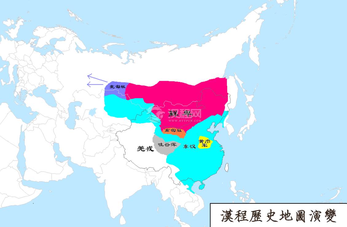 汉朝地图_汉朝历史地图_汉朝历史地图演变_汉程历史