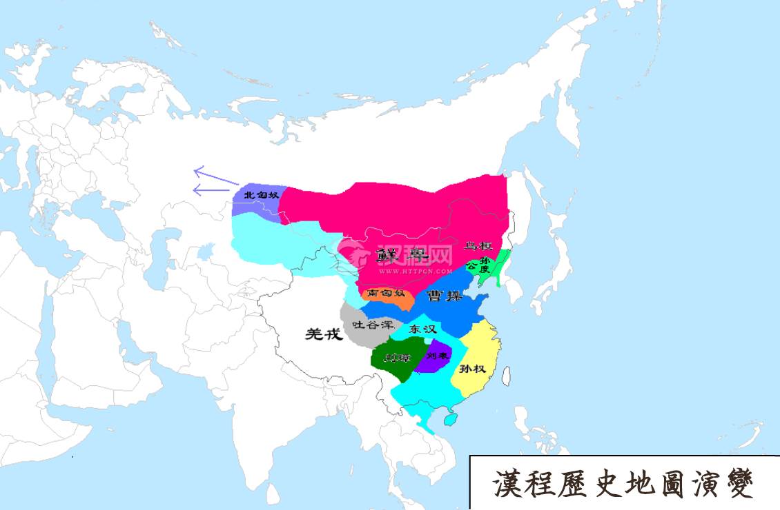汉朝地图_汉朝历史地图_汉朝历史地图演变_汉程历史