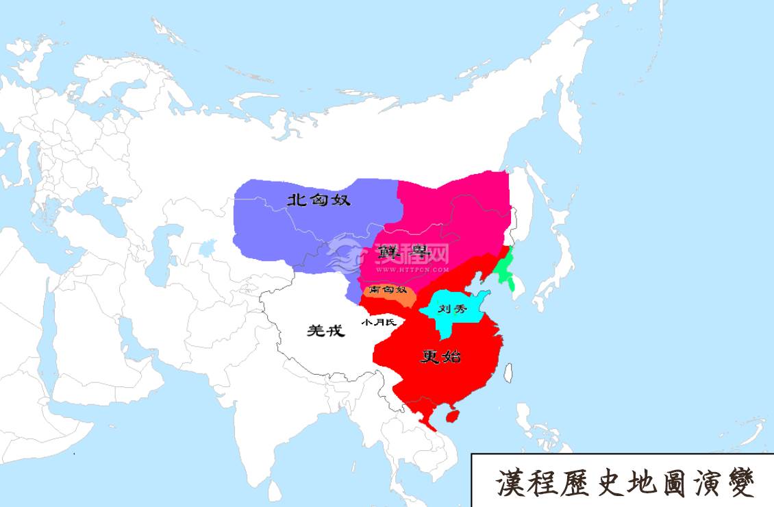 元朝地图_元朝历史地图_元朝历史地图演变_汉程历史