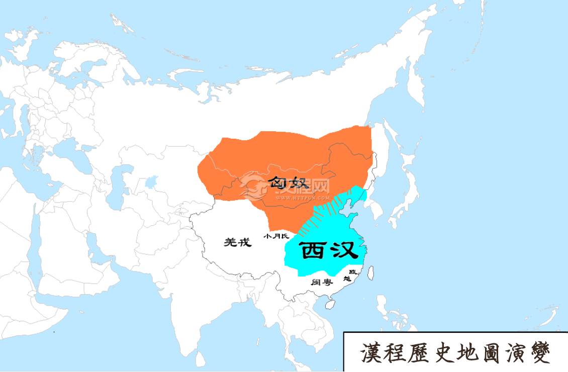 汉朝地图_汉朝历史地图_汉朝历史地图演变_汉程历史