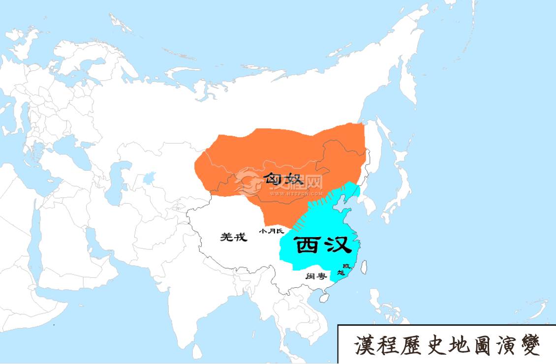 汉朝地图_汉朝历史地图_汉朝历史地图演变_汉程历史