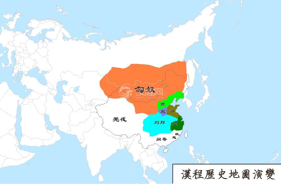 汉朝地图_汉朝历史地图_汉朝历史地图演变_汉程历史