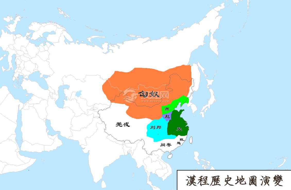 汉朝地图_汉朝历史地图_汉朝历史地图演变_汉程历史