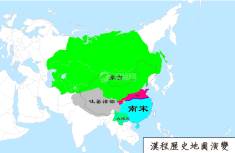 宋朝地图（公元1229年）