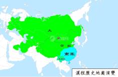 宋朝地图（公元1251年）