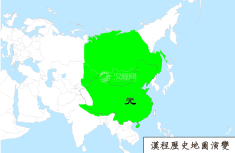 元朝地图（公元1284年）