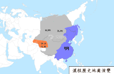明朝地图（公元1417年）