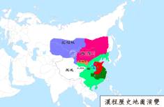 汉朝地图（公元22年）