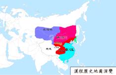 汉朝地图（公元25年02）