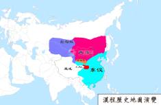 汉朝地图（公元25年11）