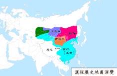 汉朝地图（公元5年）